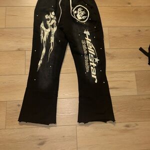 Hellstar Black Sweatpants for Men